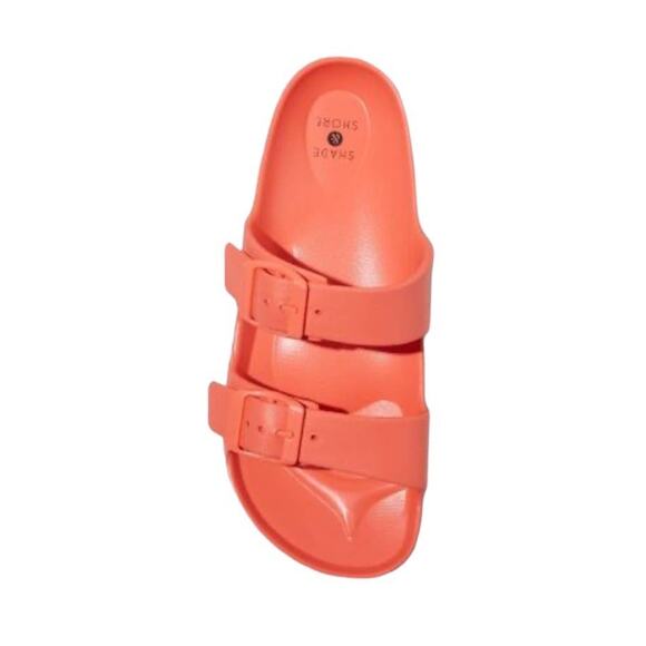 New Shade & Shore Coral Beach Pool Sandals Size 6 - Picture 2 of 4